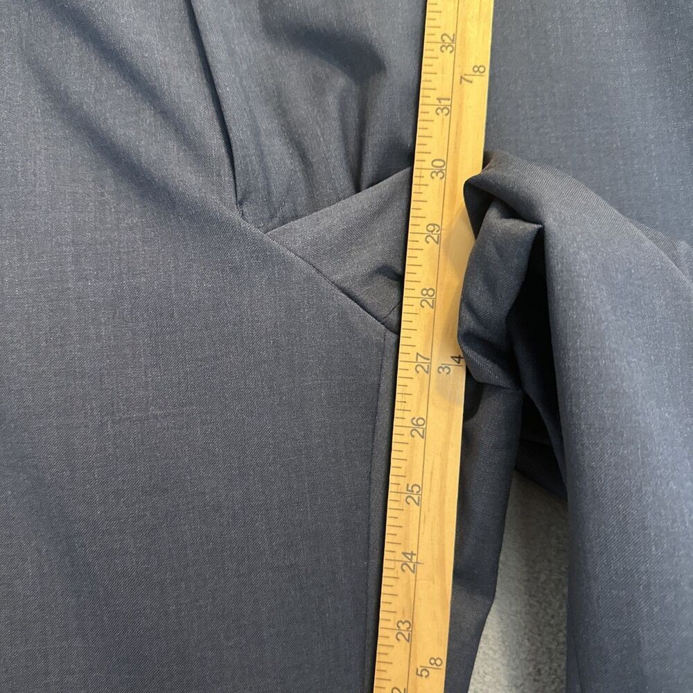 Ballin Dress Pants 100% Super 120s Wool Comfort-Eze Mens 40x27.5 Blue Flat Front - Picture 7 of 15